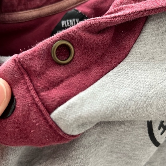 Plenty Humanwear Men's Gray and Red Sweater size small - Picture 5 of 5